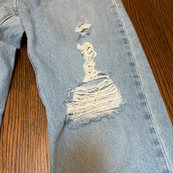 Levi's 501 Skinny Jeans Women Blue High Rise Distressed Size 29x28 - Picture 5 of 12